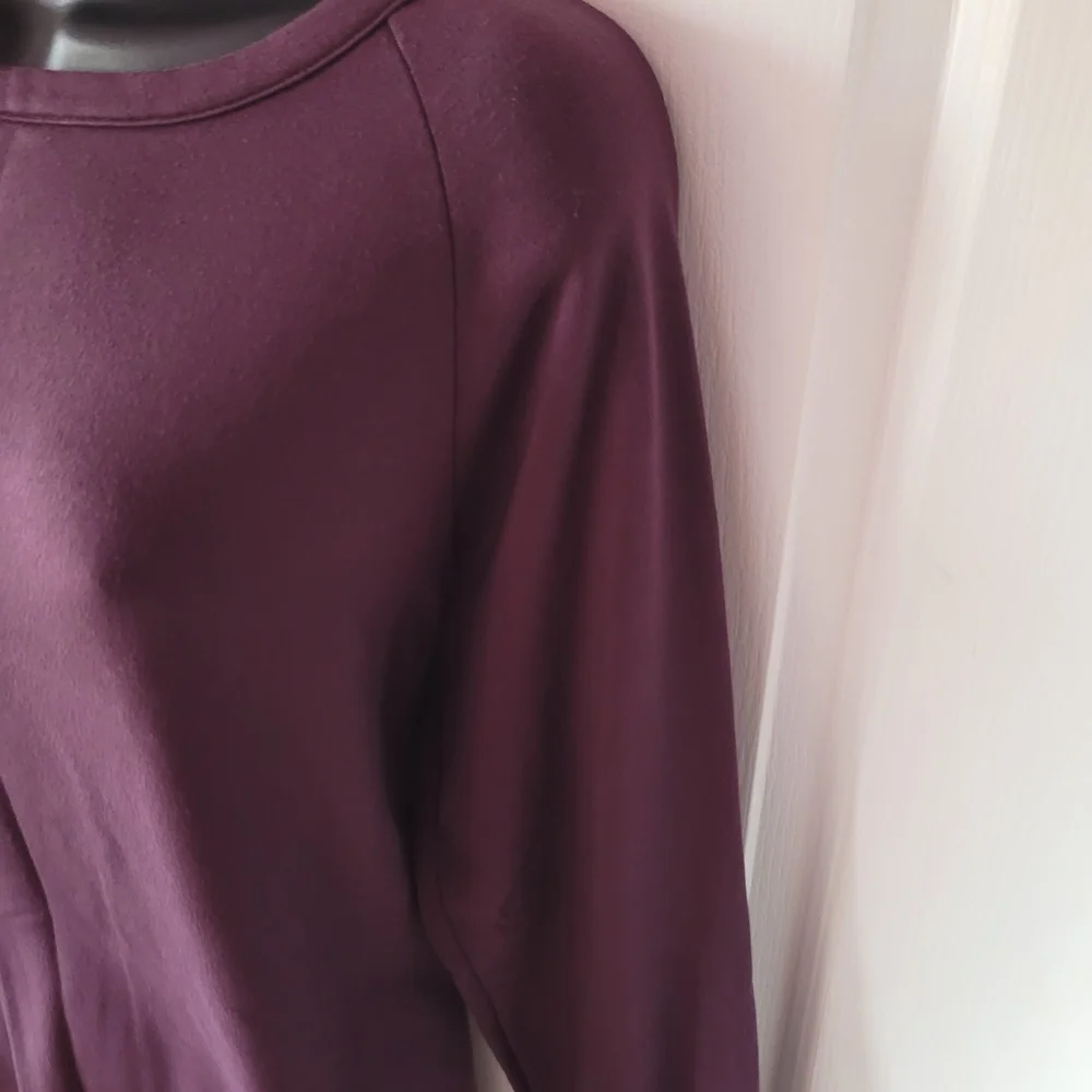 Eddie Bauer Womens Long Sleeve Sweatshirt Purple Size Large